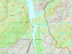 The final launch point was about three kilometres north (downstream) on the other side
