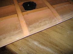 Leading edge removed and ground back
