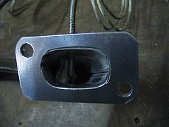 EGT probe installed