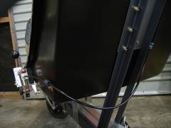 Throttle cable and quadrant