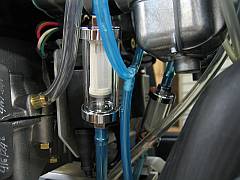 Fuel filters, primer tee and impulse line